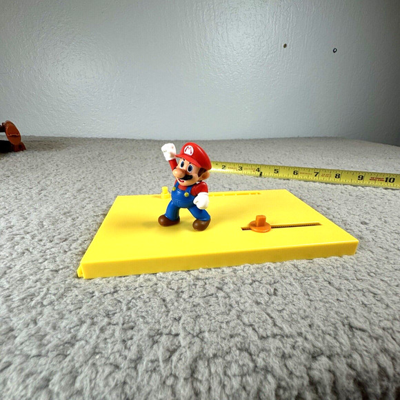 Mario Themed Lot Figure Platforms Walls Totem Pole 6 Pieces - Picture 12 of 16